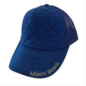 Surf Style Miami Beach Royal Blue Trucker Hat